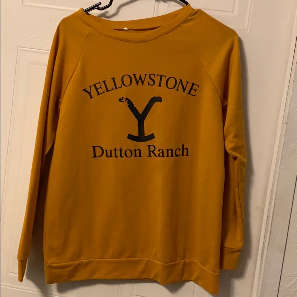 Mustard Yellowstone sweatshirt